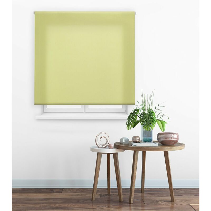 

Estor Enrollable Clear Traslúcido Liso 110-Pistacho 125x175cm - Happystor