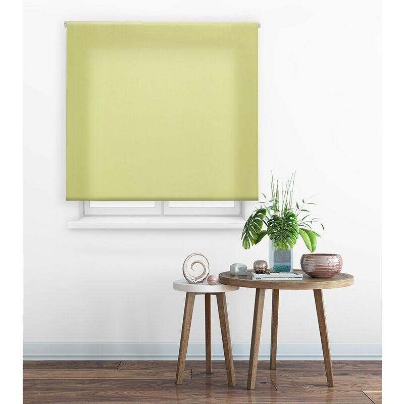 

Estor Enrollable Clear Traslúcido Liso 110-Pistacho 95x250cm - Happystor