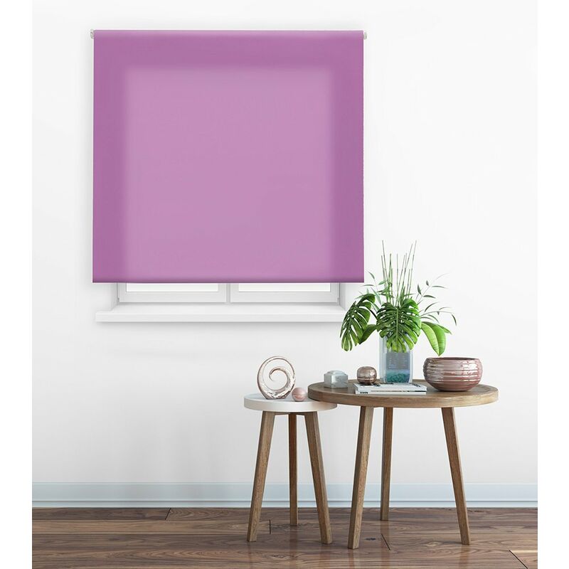 

Estor Enrollable Clear Traslúcido Liso 113-Morado 60x175cm - Happystor