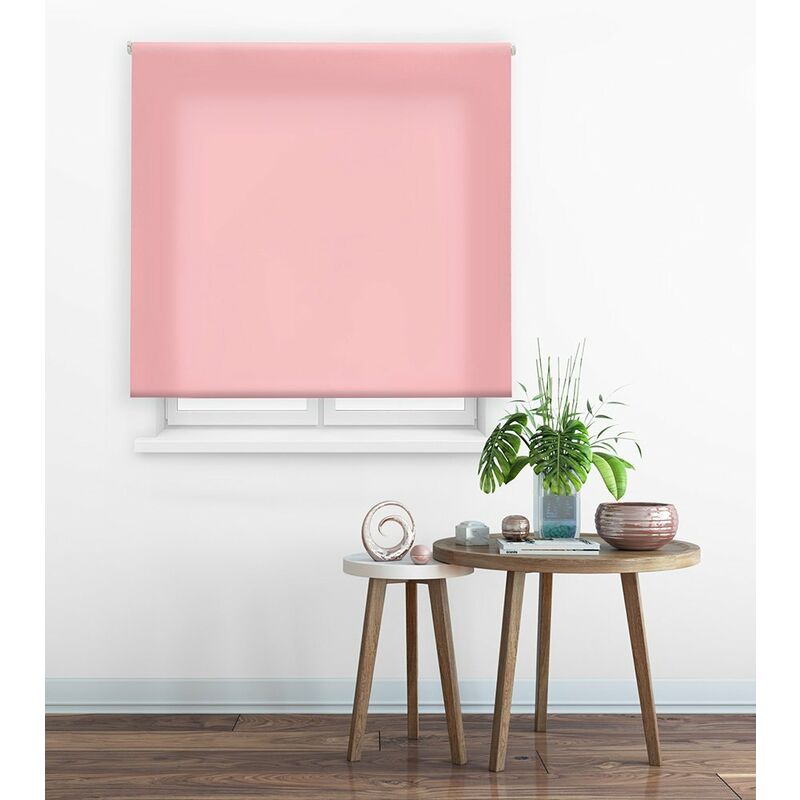

Estor Enrollable Clear Traslúcido Liso 114-Rosa 140x175cm - Happystor