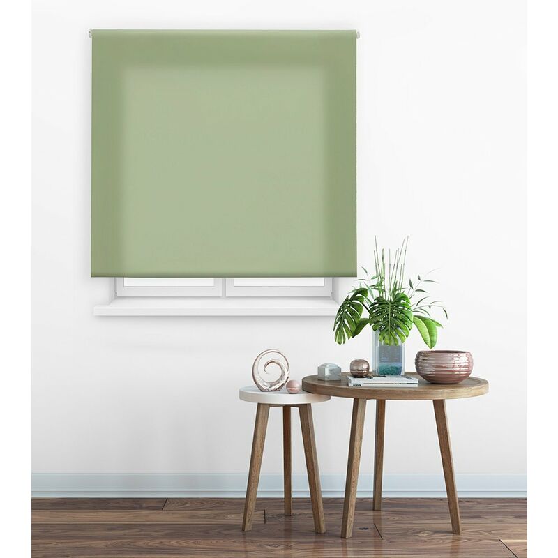 

Estor Enrollable Happystor Clear Traslúcido Liso 116-Verde Pastel 70x175cm