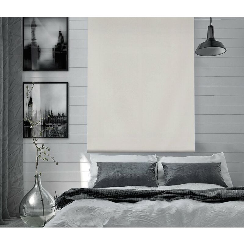 

Estor Enrollable Happystor Dark Opaco Liso 206-Gris Plata 130x230cm