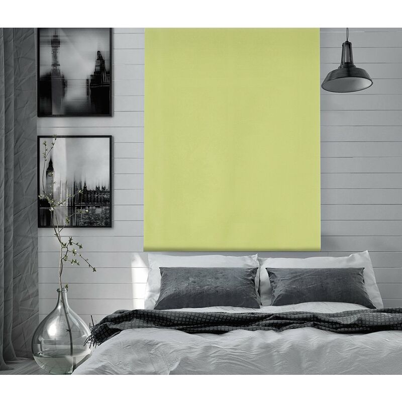 

Estor Enrollable Dark Opaco Liso 210-Pistacho 145x180cm - Happystor