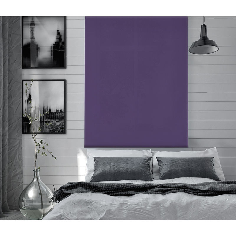 

Estor Enrollable Dark Opaco Liso 211-Violeta 50x180cm - Happystor