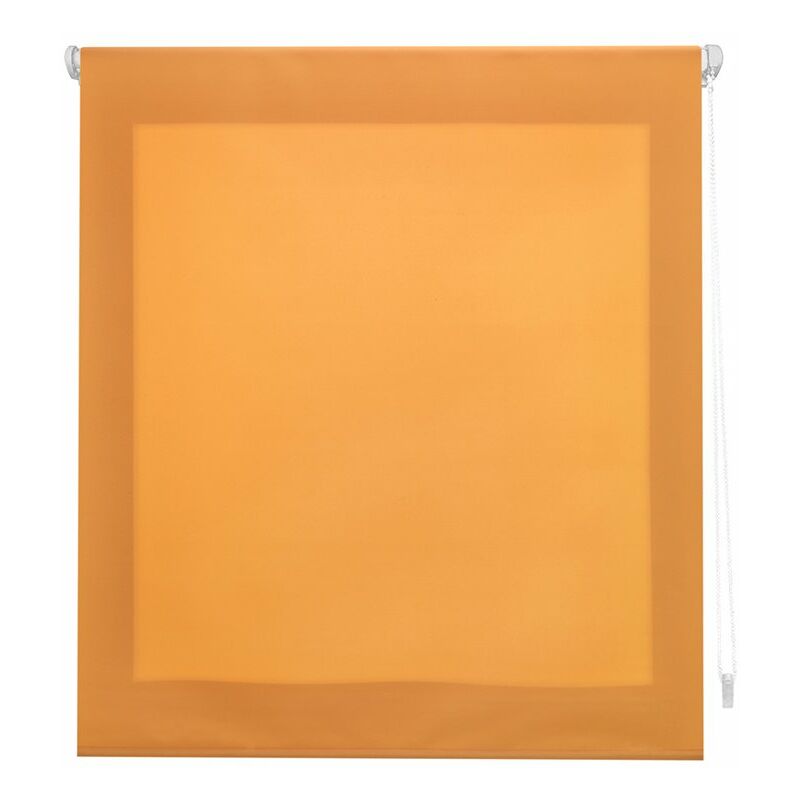 

Estor Enrollable Happystor DoorClear Traslúcido Liso Easyfix 107-Naranja 52x180cm