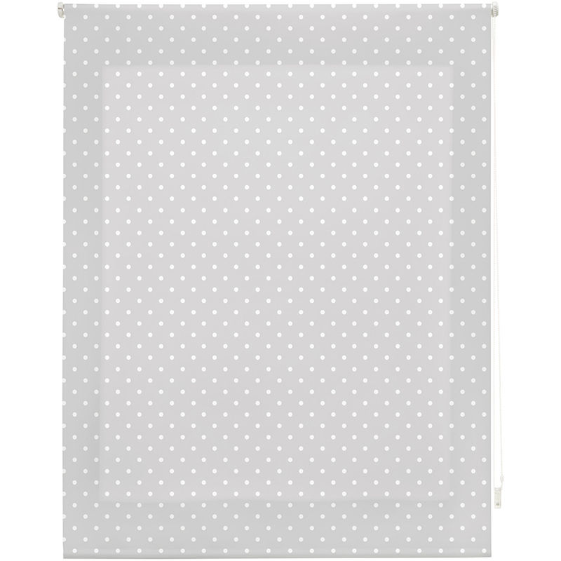 

Estor Enrollable Happystor Motas Estampado Digital Fantasia Gris 180x180cm