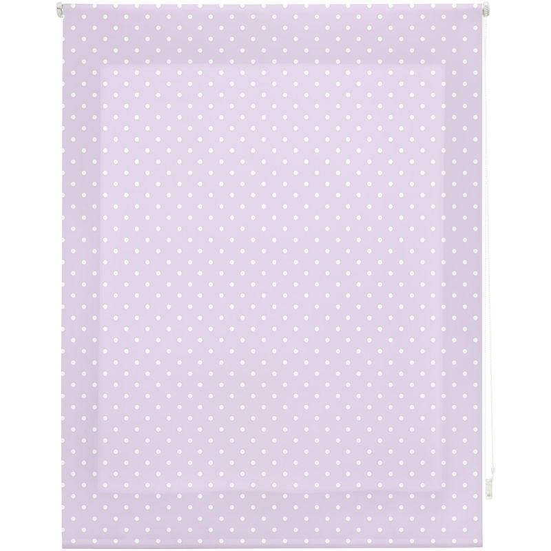 

Estor Enrollable Happystor Motas Estampado Digital Fantasia Lila 85x250cm