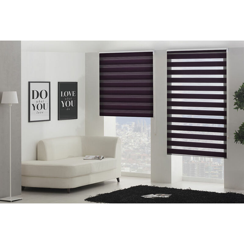 

Estor Enrollable Happystor Night Noche y Dia 305-Violeta 115x250cm