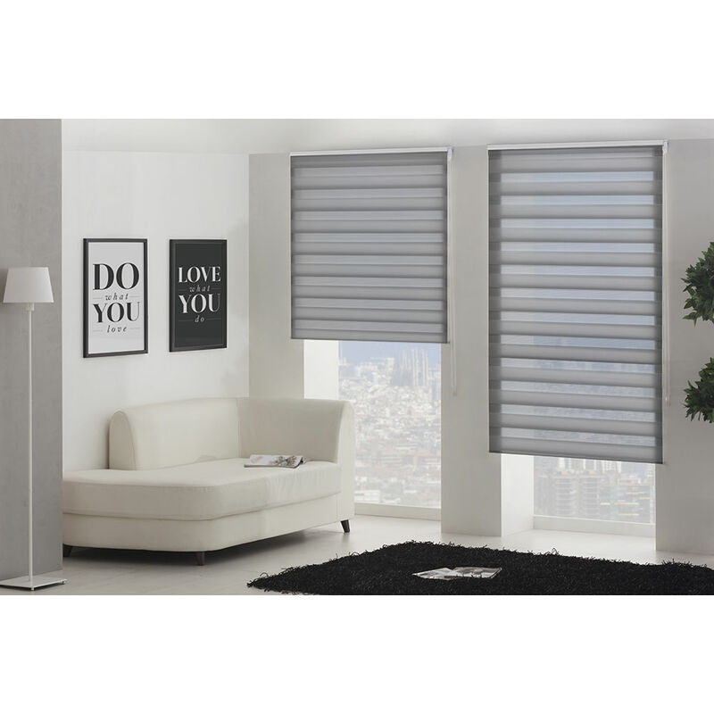 

Estor Enrollable Happystor Night Noche y Dia 303-Gris 55x180cm