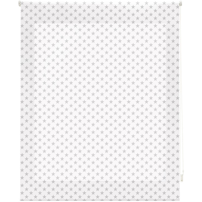 

Estor Enrollable Stars Estampado Digital Fantasia Gris 100x180cm - Happystor