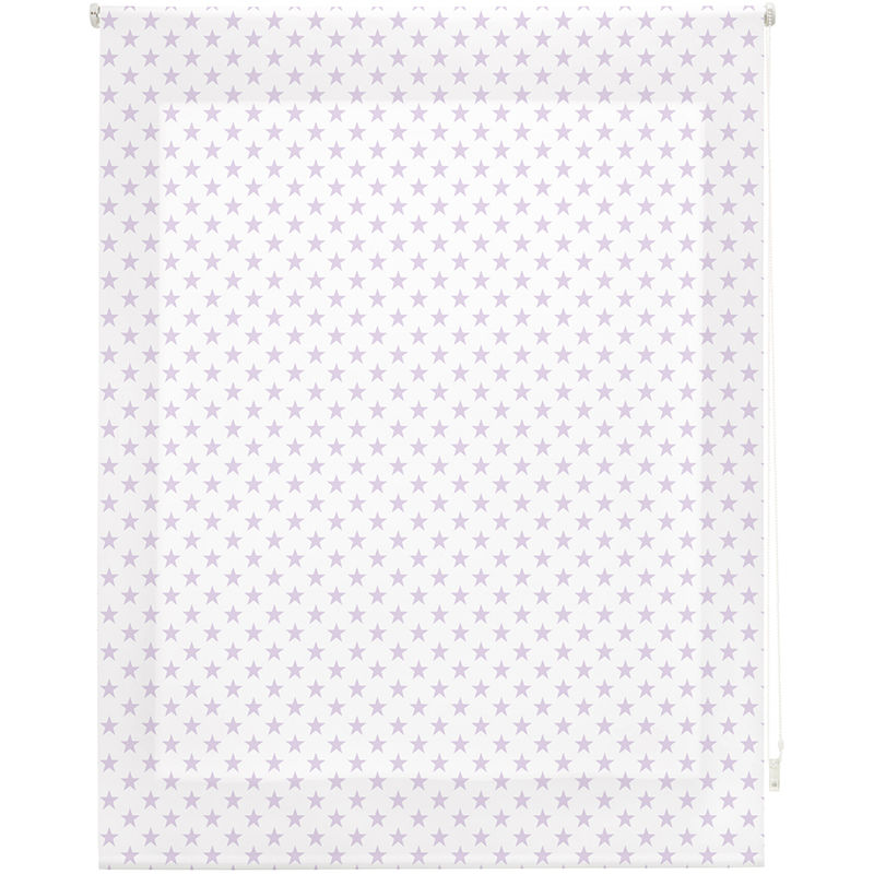 

Estor Enrollable Stars Estampado Digital Fantasia Lila 105x180cm - Happystor