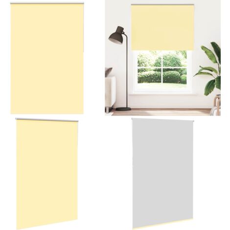 Estor Enrollable Opaco Amarillo 165x230 cm Tela Ancho 161,6 cm - Persiana opaca - Privacidad