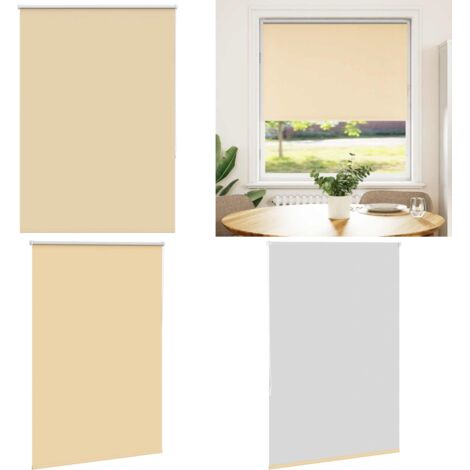 Estor Enrollable Opaco Beige 110x150 cm Tela Ancho 105,7 cm - Privacidad - Control de luz