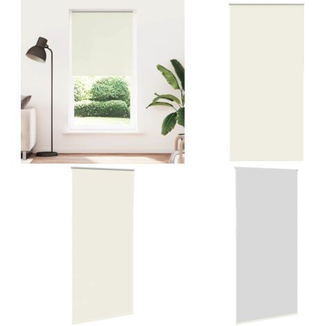 Estor Enrollable Opaco Blanco Roto 100x230cm Tela Ancho 95,7cm - Persiana opaca - Privacidad