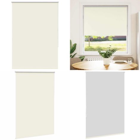 Estor Enrollable Opaco Blanco Roto 105x150cm Tela Ancho 100,7cm - Persiana opaca - Privacidad