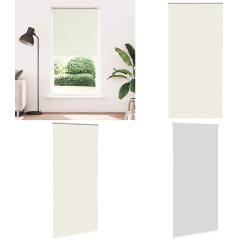 Estor Enrollable Opaco Blanco Roto 105x230cm Tela Ancho 100,7cm - Persiana opaca - Privacidad