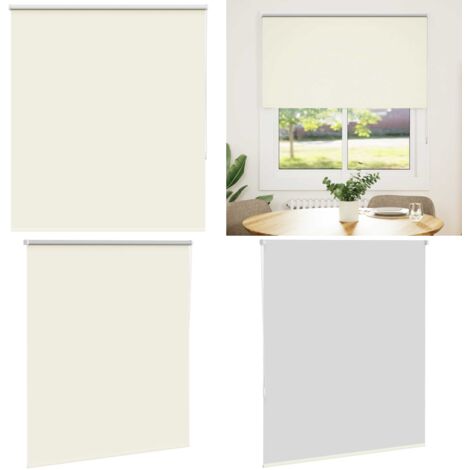 Estor Enrollable Opaco Blanco Roto 120x175cm Tela Ancho 116,6cm - Persiana opaca - Privacidad