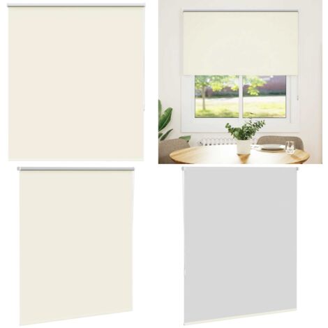 Estor Enrollable Opaco Blanco Roto 125x175cm Tela Ancho 121,6cm - Persiana opaca - Privacidad