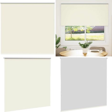Estor Enrollable Opaco Blanco Roto 155x150cm Tela Ancho 151,6cm - Persiana opaca - Privacidad