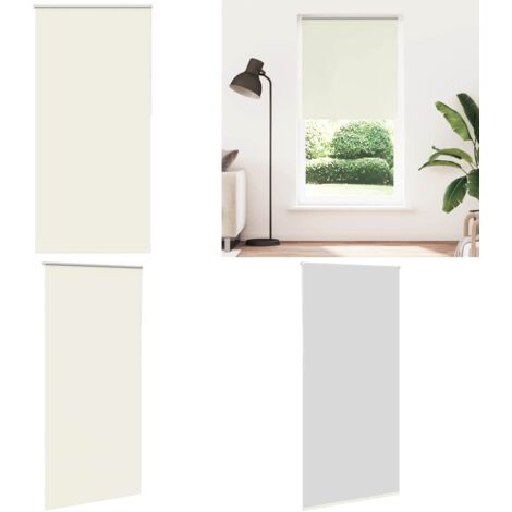 Estor Enrollable Opaco Blanco Roto 95x210cm Tela Ancho 90,7cm - Persiana opaca - Privacidad