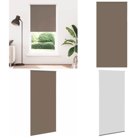 Estor Enrollable Opaco Color Café 110x210cm Tela Ancho 105,7cm - Persiana opaca - Privacidad