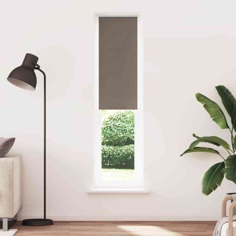 Estor Enrollable Opaco Color Café 55x230cm Tela Ancho 50,7cm