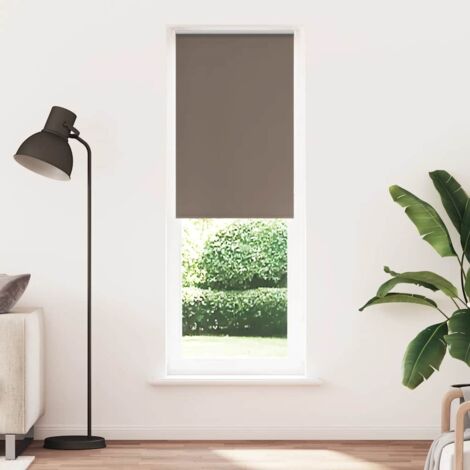 Estor Enrollable Opaco Color Café 75x230cm Tela Ancho 70,7cm