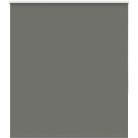 Estor Enrollable Opaco gris 135x175 cm Tela Ancho 131,6 cm vidaXL