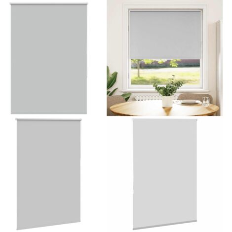 Estor Enrollable Opaco gris claro 105x175cm Tela Ancho 100,7cm - Persiana opaca - Privacidad