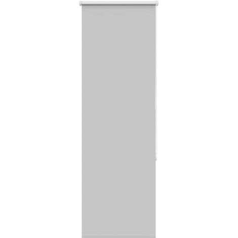 Estor Enrollable Opaco gris claro 40x175 cm Tela Ancho 35,7 cm