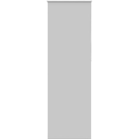 Estor Enrollable Opaco gris claro 80x210 cm Tela Ancho 75,7 cm
