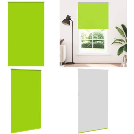 Estor Enrollable Opaco hojas verde 135x230cm Tela Ancho 131,6cm - Privacidad - Control de luz