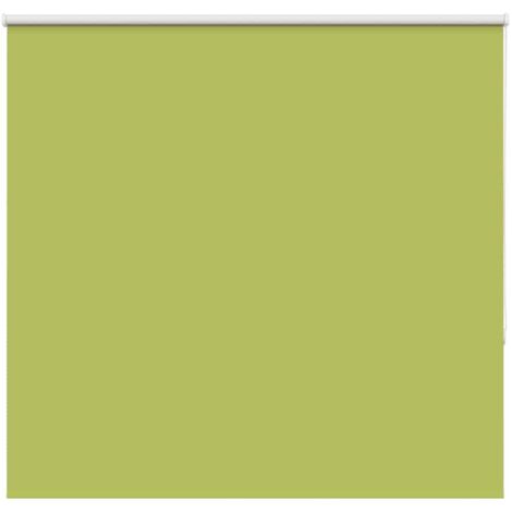 Estor Enrollable Opaco hojas verde 150x175cm Tela Ancho 146,6cm