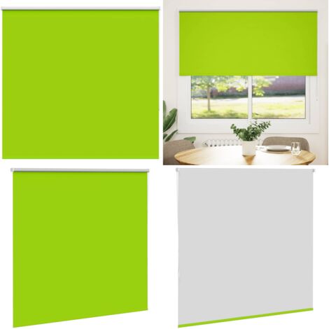 Estor Enrollable Opaco hojas verde 150x175cm Tela Ancho 146,6cm - Privacidad - Control de luz