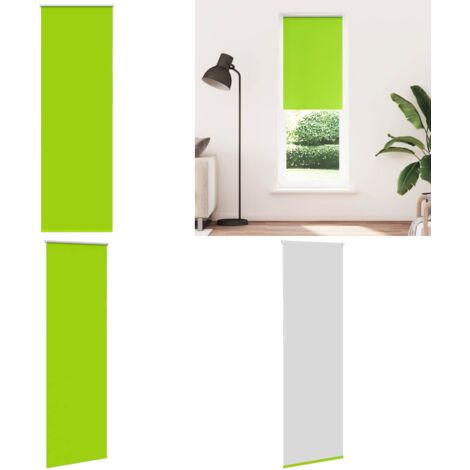 Estor Enrollable Opaco hojas verde 85x230 cm Tela Ancho 80,7 cm - Privacidad - Control de luz