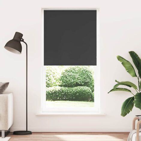 Estor Enrollable Opaco negro 110x230 cm Tela Ancho 105,7 cm