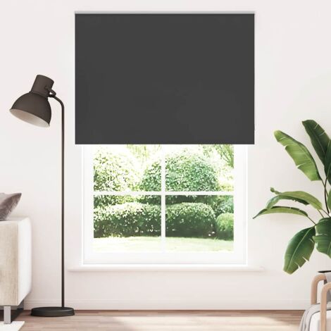 Estor Enrollable Opaco negro 160x230 cm Tela Ancho 156,6 cm
