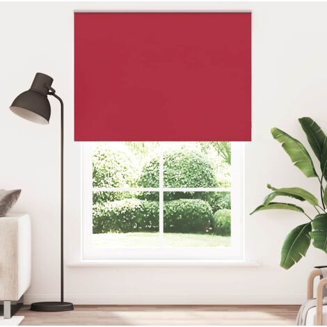 Estor Enrollable Opaco Rojo 145x230 cm Tela Ancho 141,6 cm