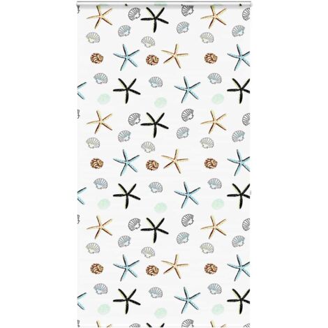 Estor enrollable para ducha con casete 120x240cm tela ancho
