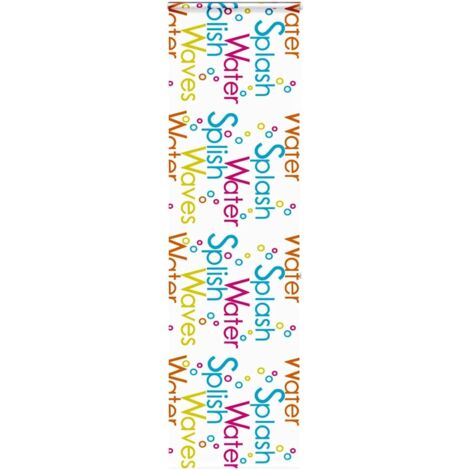 Estor enrollable para ducha con casete 60x240cm tela ancho 56cm