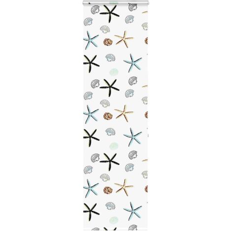 Estor enrollable para ducha con casete 80x240cm tela ancho 76cm