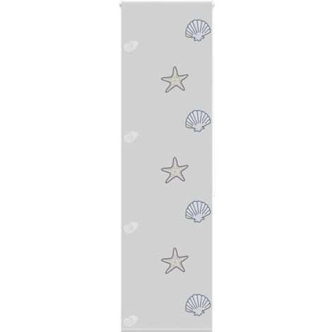 Estor enrollable para ducha tela 60x240 cm ancho 56 cm