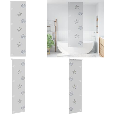 Estor enrollable para ducha tela 60x240 cm ancho 56 cm - Persiana enrollable - Persiana de ducha