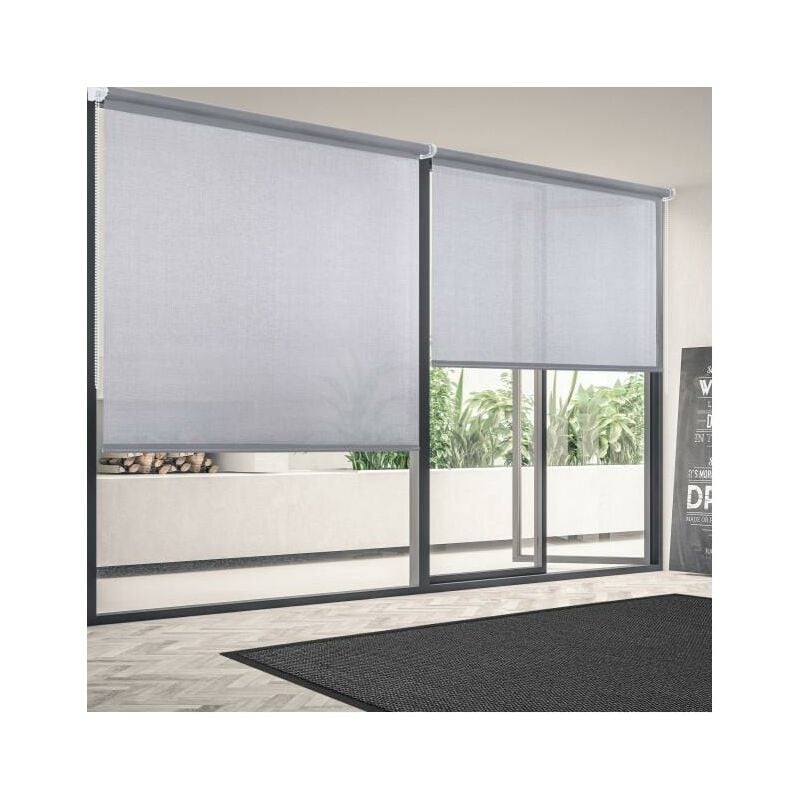 

Estor enrollable screen Gris 140x180 cm