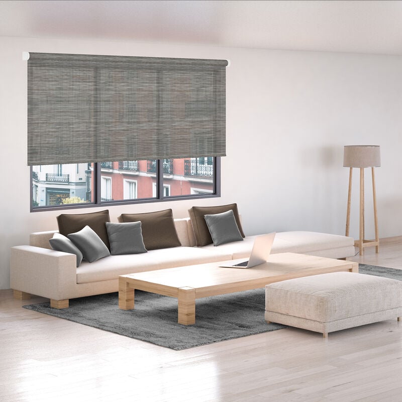 

Estor Enrollable Screen Jaspeado - Grado De Apertura 5%120X250 Negro