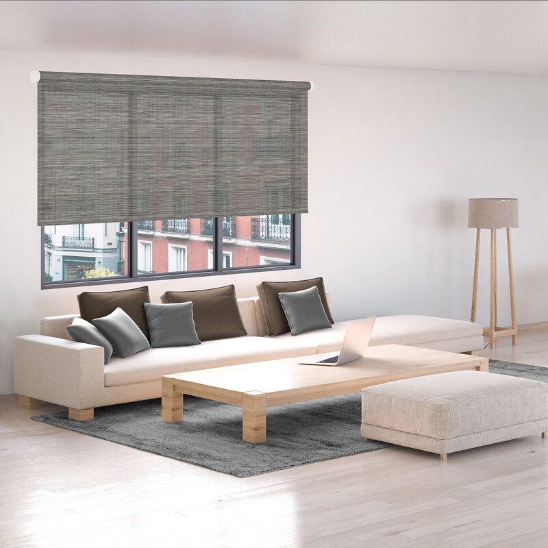 

Estor Enrollable Screen Jaspeado - Grado De Apertura 5%180X250 Negro