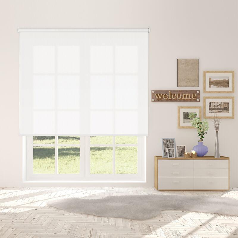 

Estor Enrollable Shantung Blanco 90X250