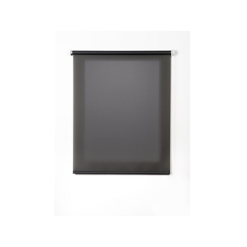 

Estor enrollable traslucido Gris asfalto 180x180 cm