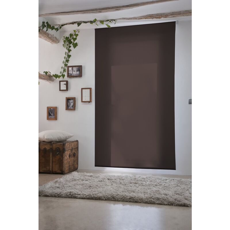 

Estor Enrollable Traslúcido MARRON 110x230 Cm - AnchoxLargo