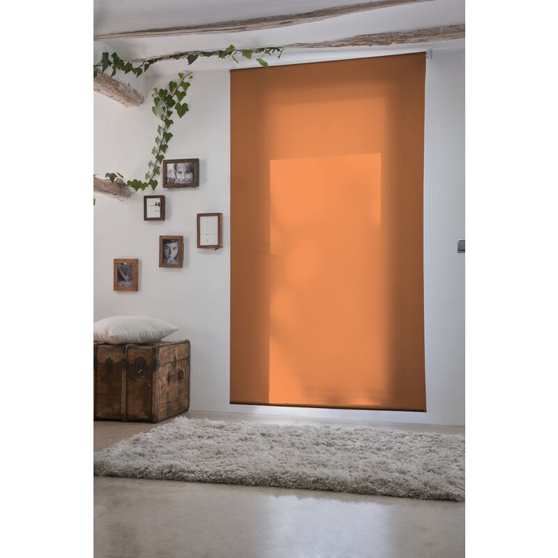 

Estor Enrollable Traslúcido NARANJA 130x230 Cm - AnchoxLargo